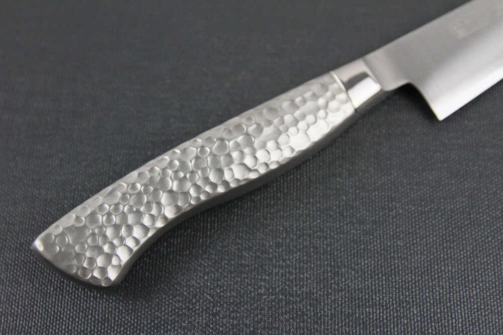 elemon_petit120_05 Japanese Chef Knife, Elegance Monaka Series, petit knife 120mm, handle details