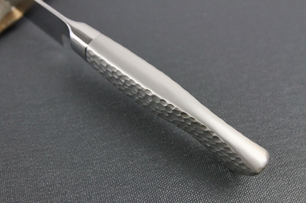 elemon_petit120_06 Japanese Chef Knife, Elegance Monaka Series, petit knife 120mm, handle top view