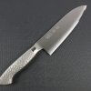 Japanese Chef Knife, Elegance Monaka Series, Santoku multi-purpose knife 165mm, entire front view