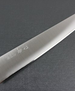 Japanese Chef Knife, Elegance Monaka Series, Sujikiri slicing knife 270mm, details of blade front side