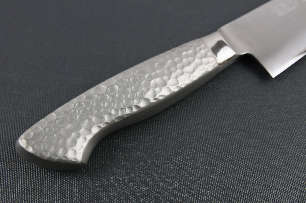 elemon_sujihiki270_05 Japanese Chef Knife, Elegance Monaka Series, Sujikiri slicing knife 270mm, handle details