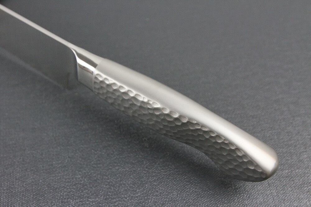 elemon_sujihiki270_06 Japanese Chef Knife, Elegance Monaka Series, Sujikiri slicing knife 270mm, handle top view