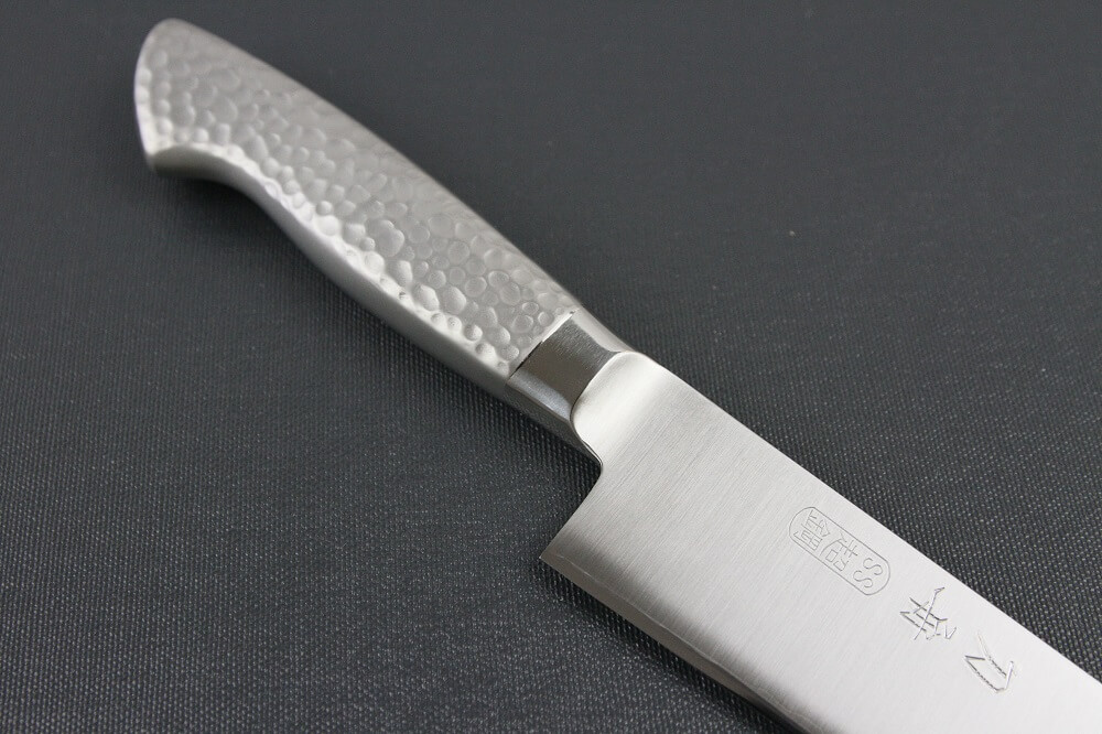 elemon_sujihiki270_07 Japanese Chef Knife, Elegance Monaka Series, Sujikiri slicing knife 270mm, diagonal front view