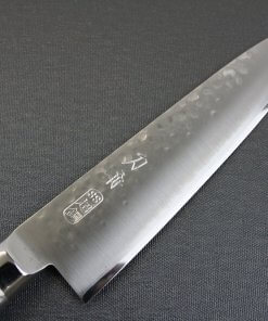 Japanese Chef Knife, Hammer Finish Series, Gyuto chef knife 180mm, details of blade front side