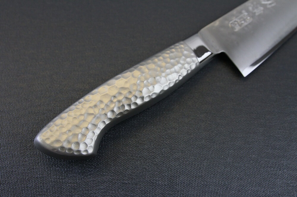 hamfin_gyuto180_05 Japanese Chef Knife, Hammer Finish Series, Gyuto chef knife 180mm, handle details