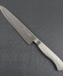 Japanese Chef Knife, Hammer Finish Series, Petit knife 150mm left-handed, front view