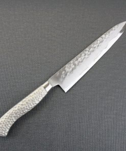 Japanese Chef Knife, Hammer Finish Series, Petit knife 150mm, front view