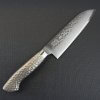 Japanese Chef Knife, Hammer Finish Series, Santoku multi-purpose 150mm, front view