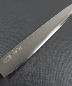 Japanese Chef Knife, Hammer Finish Series, Sujihiki Slicing Knife 240mm, details of blade front side