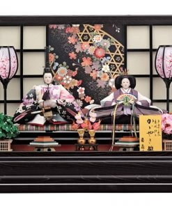 Hina dolls, a Japanese doll, gorgeous pair doll set kocho, entire view