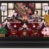 Hina dolls, a Japanese doll, gorgeous 5 dolls set kocho, entire view