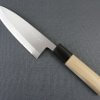 Japanese professional chef knife, left-handed Deba fillet knife, steel 150mm, entire view front side