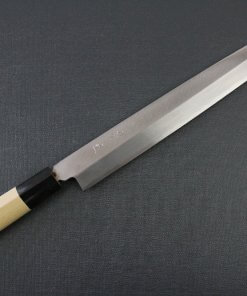 Japanese professional chef knife, Yanagiba Sushi knife, 1st grade 300mm, entire view front side