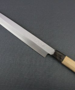 Japanese professional chef knife, left-handed Yanagiba Sushi knife, 1st grade 300mm, entire view front side
