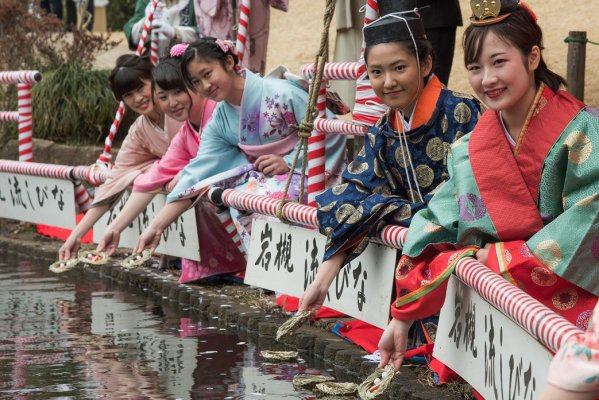 Iwatsuki Japanese dolls, a Japanese traditional crafts, Nagashi Hina festival