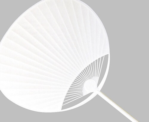 Boshu Uchiwa Fans, Japanese traditional craft, frame of cheap plastic Uchiwa fan