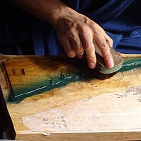 Ukiyo-e, Japanese art of Edo woodprint, making step painting
