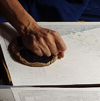 Ukiyo-e, Japanese art of Edo woodprint, making process coloring