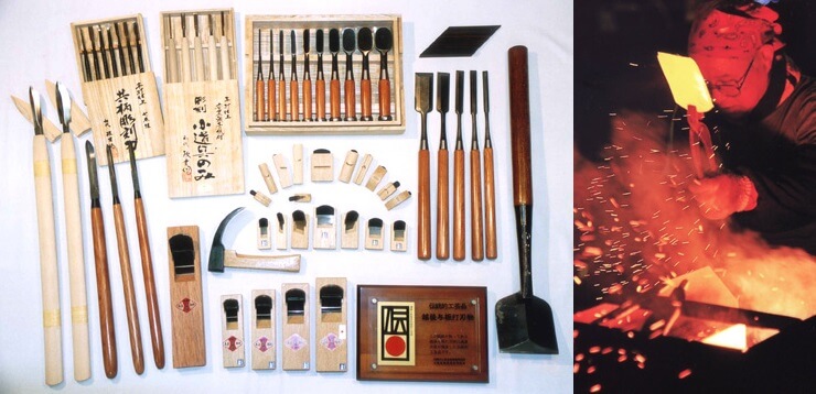Echigo-yoita Cutlery, a Japanese traditional craft, product lineup by producing center