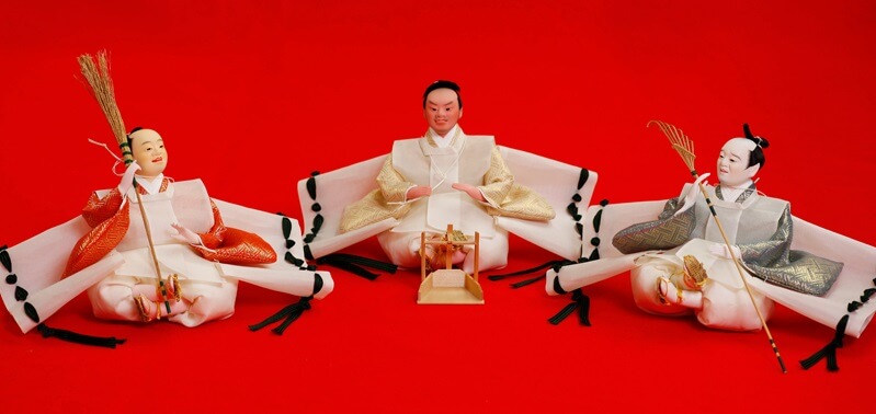 Hina dolls made in Suruga, a traditional Japanese craft, Shicho (General Laborer)