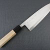 Japanese professional chef knife, Deba fillet knife, steel 180mm, entire view