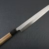 Japanese professional chef knife, Yanagiba sushi knife, steel 270mm, entire view