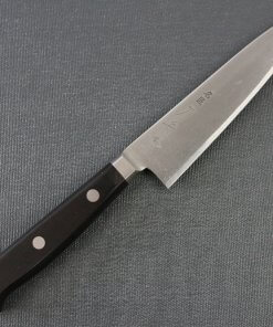 Japanese Chef Knife, Toshu super blue steel Aogami Super, petit knife 120mm, entire front view