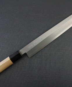 Japanese professional chef knife, Yanagiba Sushi knife, stainless steel 240mm, entire view