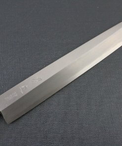 Japanese professional chef knife, Yanagiba Sushi knife, stainless steel 240mm, details of blade front side