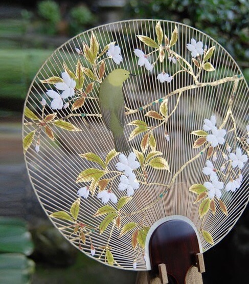 Japanese arts and crafts: uchiwa and Sensu fans
