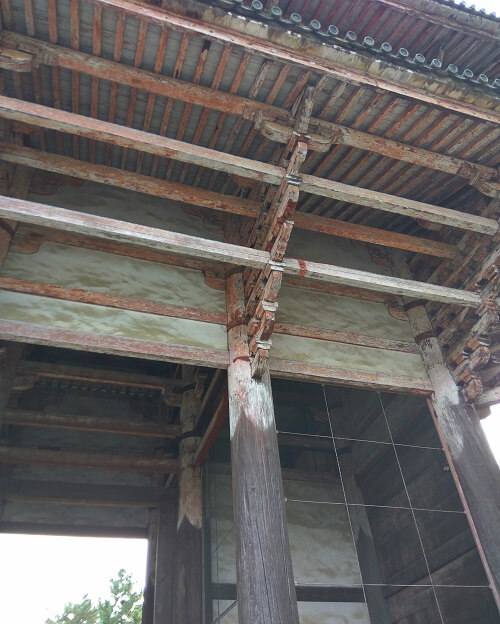 Buddhist Architecture, details of temple gate