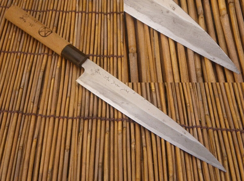 Sushi knives for professional Japanese chefs