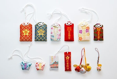 Japanese traditional color pallet for art, lucky items