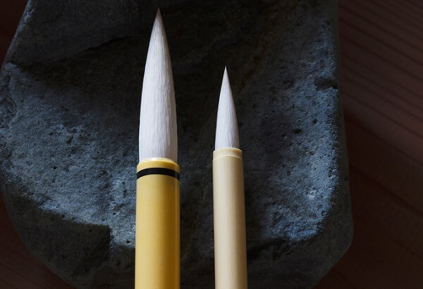 Shodo brush for Japanese calligraphy writing Shodo, beautiful white brushes